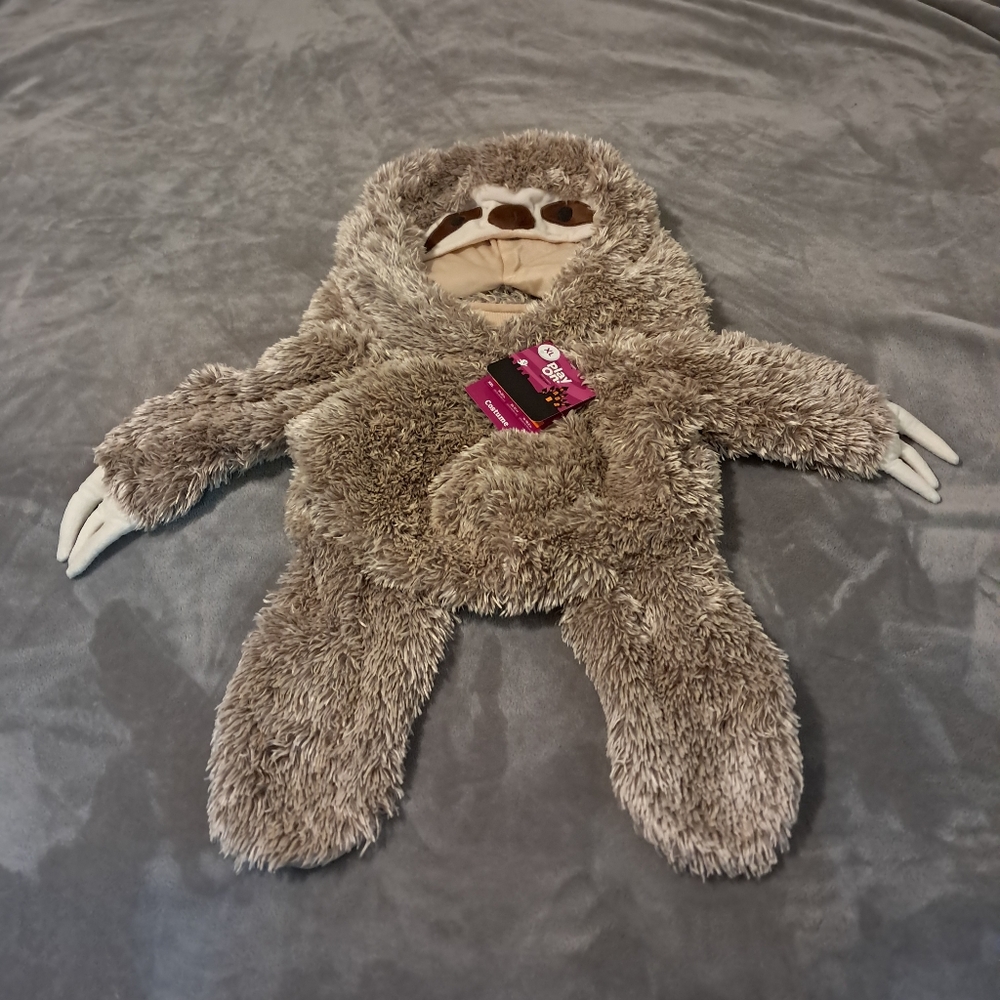 Play On! Plush Sloth pet Dog custome size XL NWT.